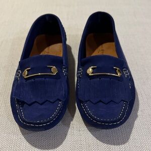 NWOT Mercanti Fiorentini Blue Driving Loafers